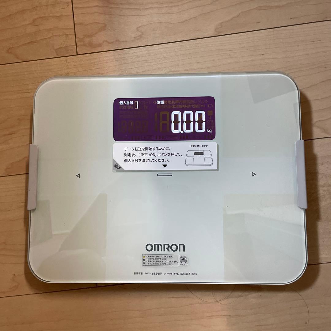 オムロン 体重体組成計 カラダスキャン ホワイト KRD-608T2-W