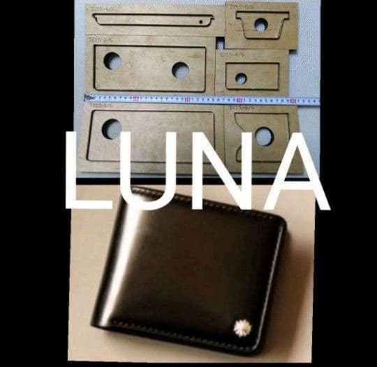 ハンドメイド 抜き型 打ち抜き 型 パンチ 二つ折り 財布A レザークラフト