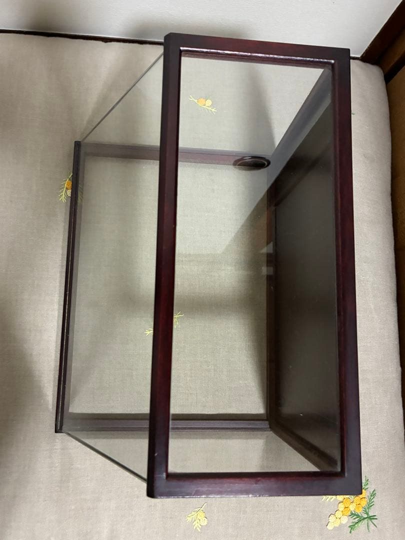 スワロフスキー　ディスプレイ　ショー　ケース 木製　ガラス　ミラー
