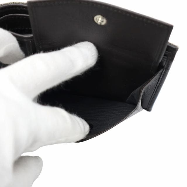 エンポリオアルマーニ ロゴ ジャガード 二つ折り 財布 ウォレット