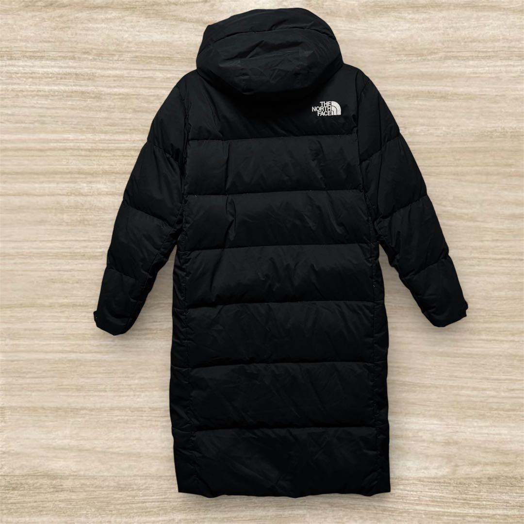超美品 ノースフェイス ホワイトレーベル ロングダウン 黒 M