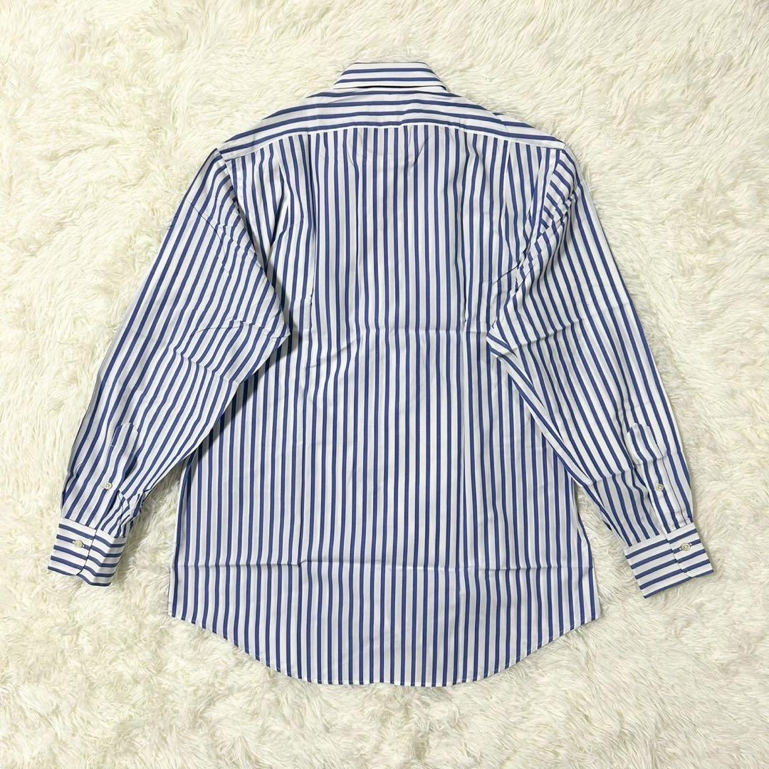 ラルフローレン メンズ シャツ ストライプ コットン100 カスタムフィット L