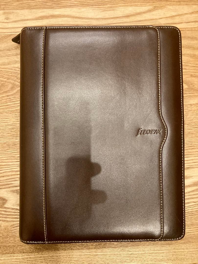 Filofax ブラウン レザー マルチケース