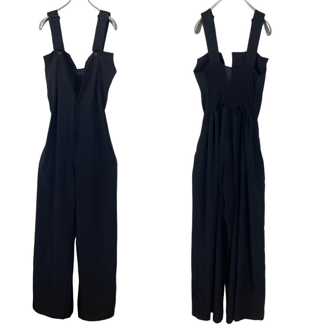 ヨウジヤマモト BACKSIDE GATHERED SALOPETTE 黒2