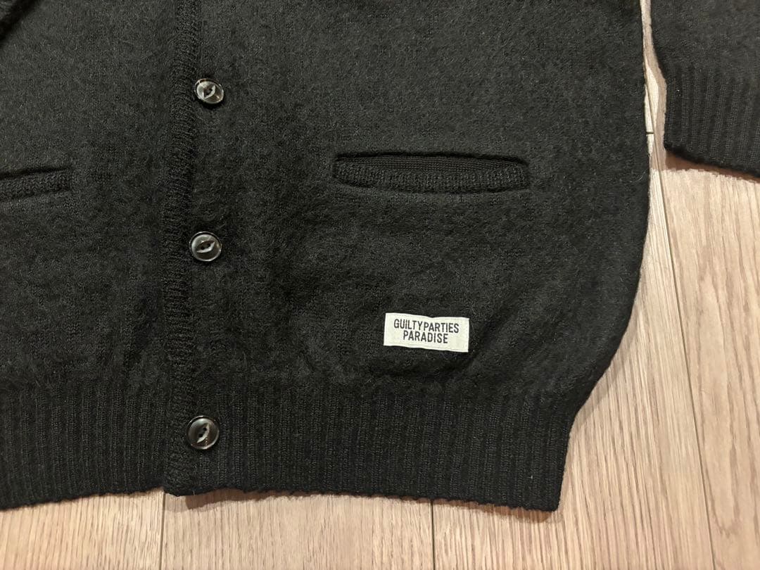 WACKOMARIA MOHAIR CARDIGAN モヘアカーディガン 黒