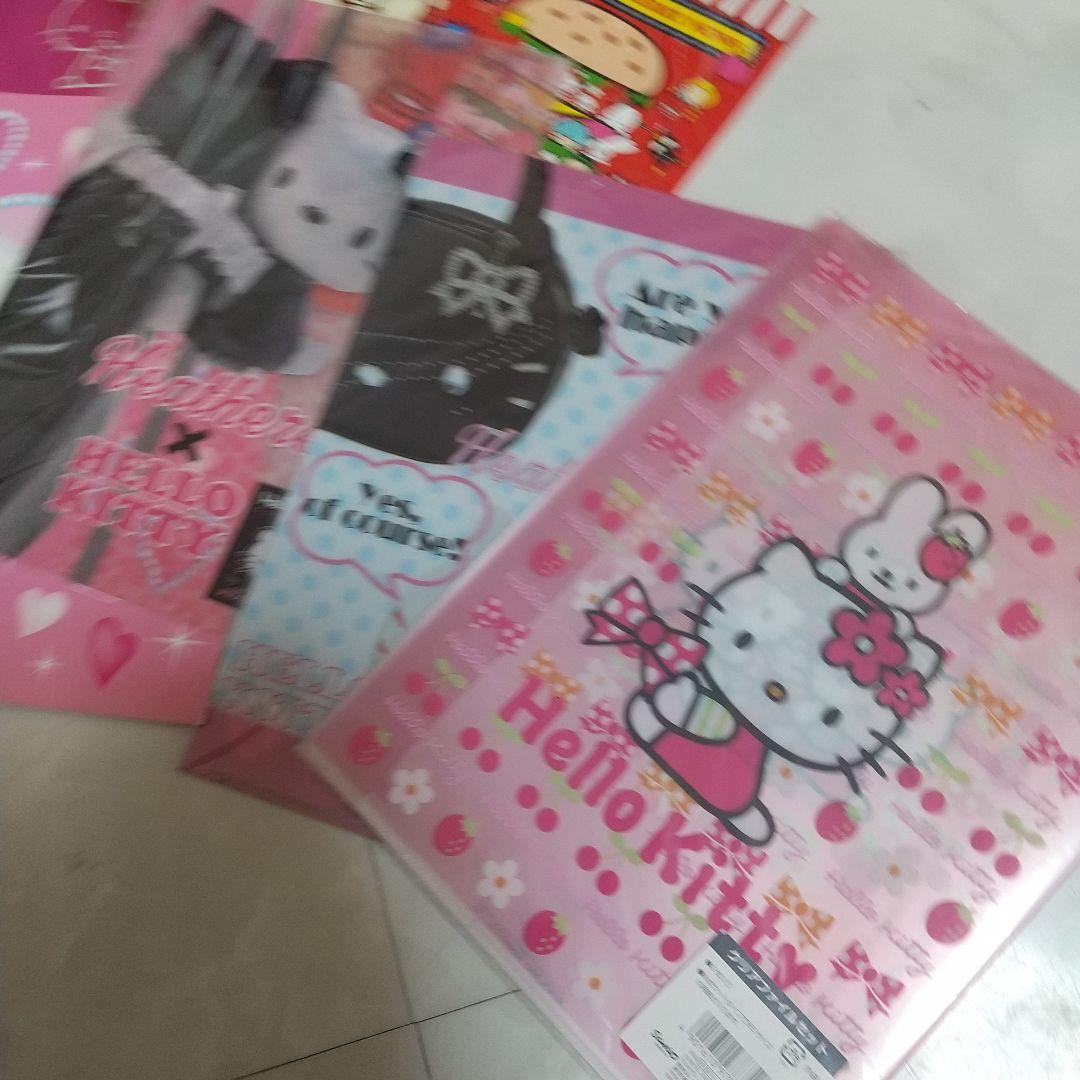 新品　ハローキティ　下敷き　ノート　セット 文房具