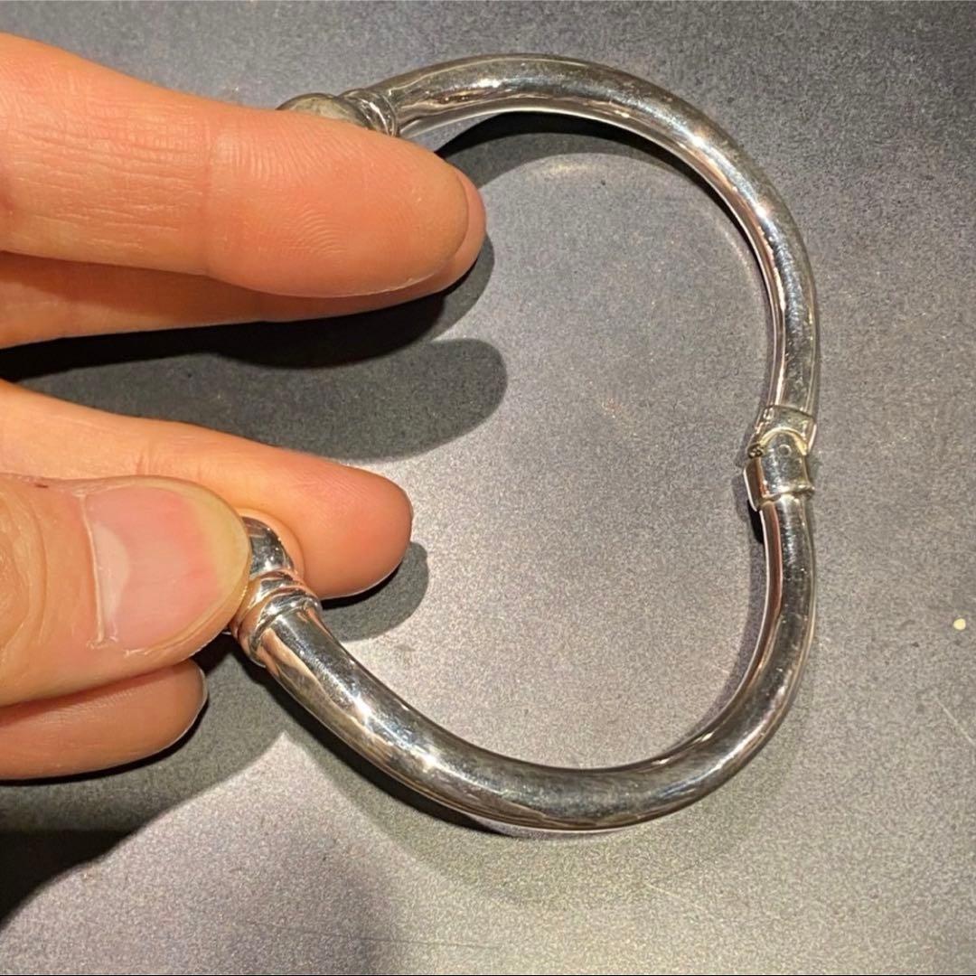 SILVER925 BIG PEARL BANGLE/シルバー/ブレスレット