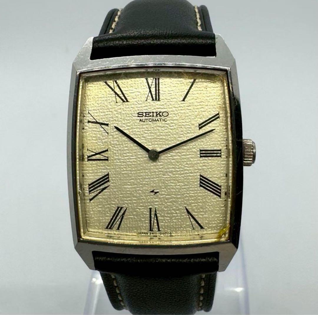 SEIKO シャリオ 自動巻 シャンパン文字盤 腕時計 稼働品