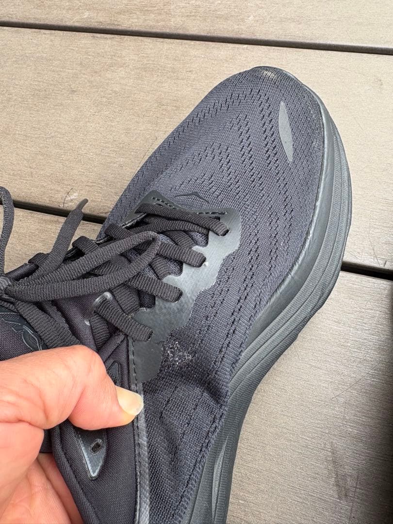 HOKA ボンダイ8 ブラック 27.5センチ　美品