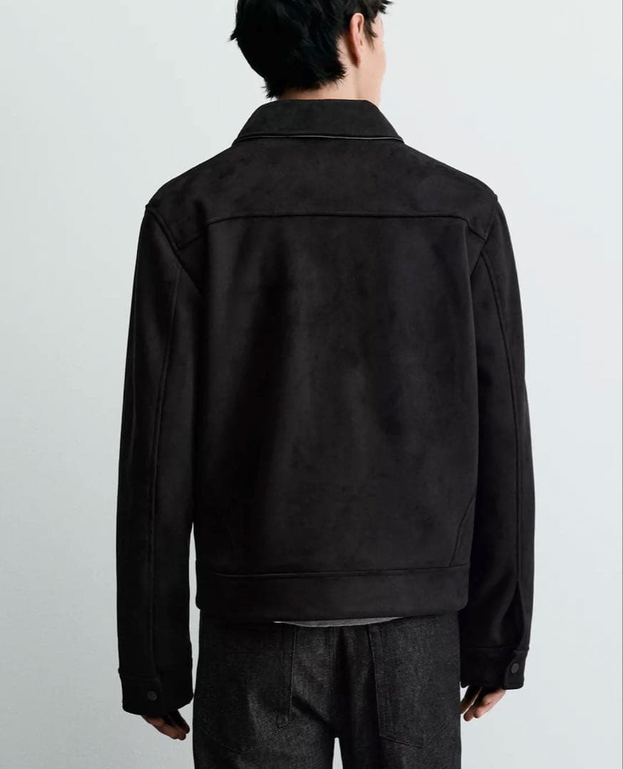 ZARA フェイクスエード ジャケット