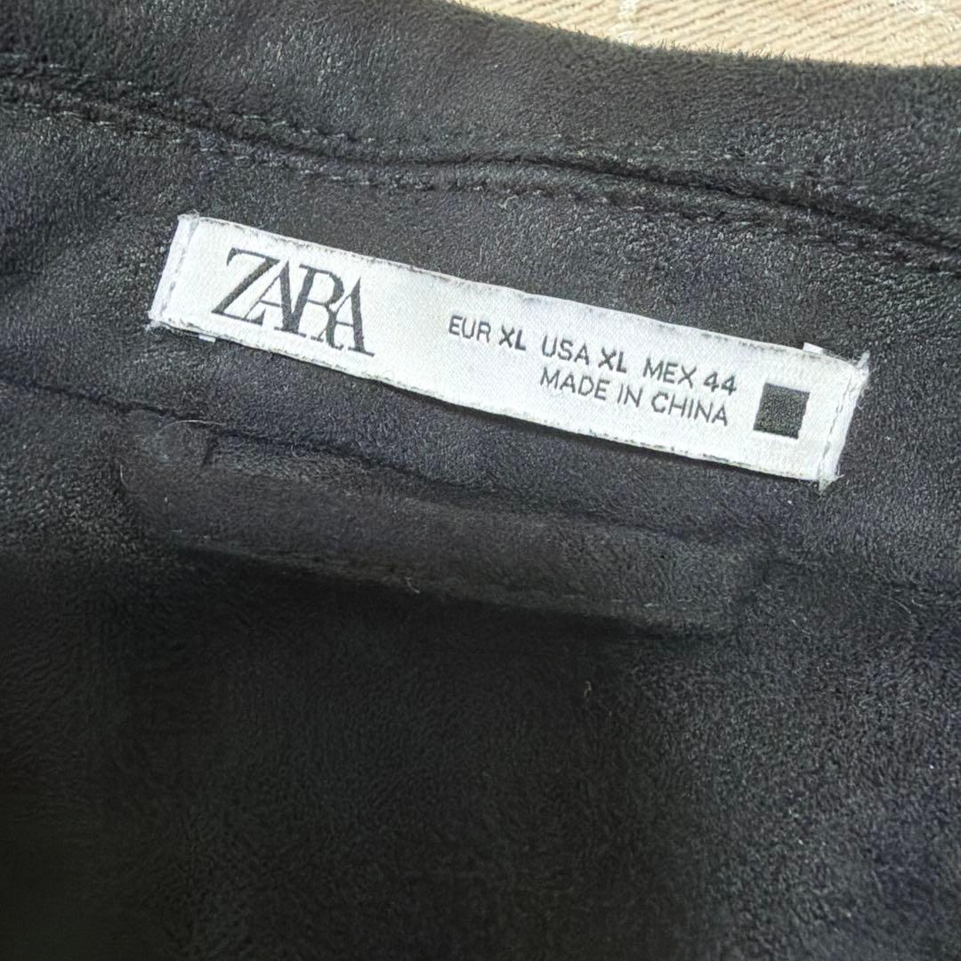 ZARA フェイクスエード ジャケット