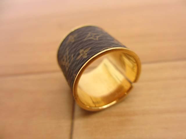 美品 ルイヴィトン M68371 バーグ・ワイルド LV リング 15号 指輪