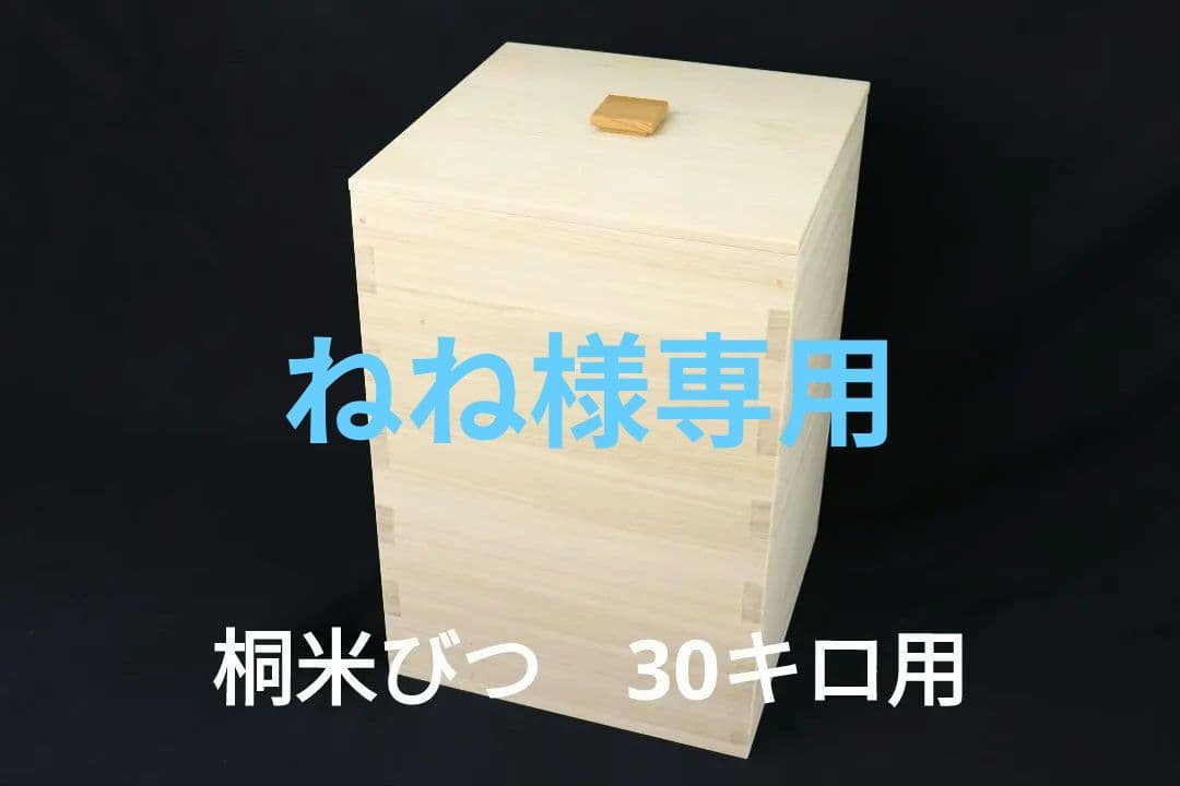 ねね【新米の美味しさ長続き】最高峰の米びつ　30キロ用