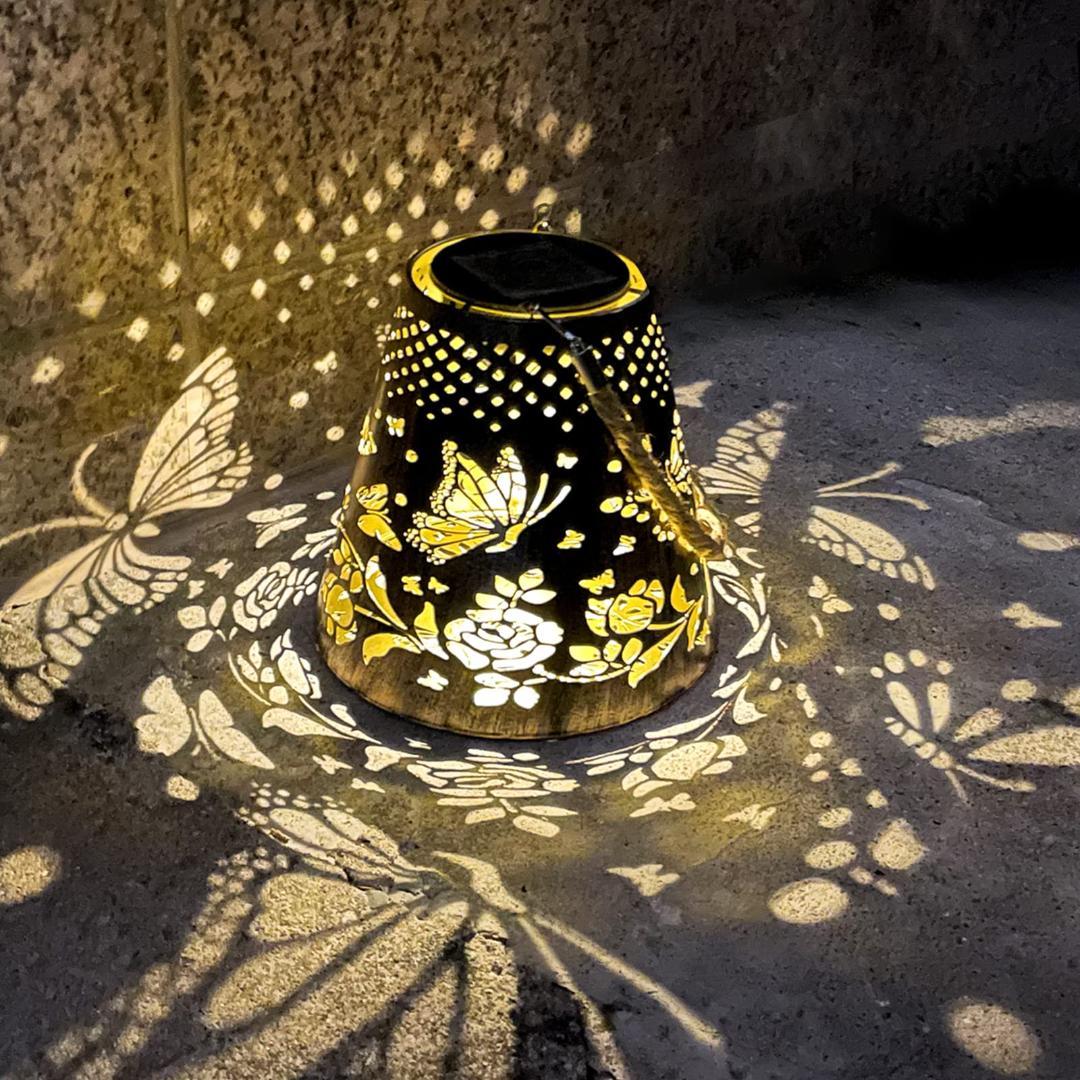 照明 幻想的な雰囲気を醸し出し 金属製ランタン 高級感