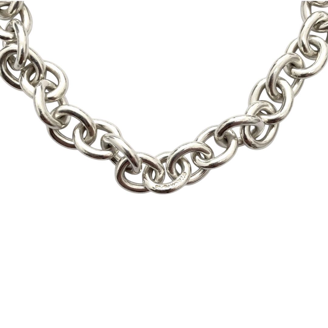 ティファニー SV925 ラウンドリンク チェーン ブレスレット 17cm
