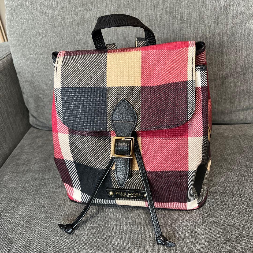 BLUE LABEL CRESTBRIDGE チェック柄リュック