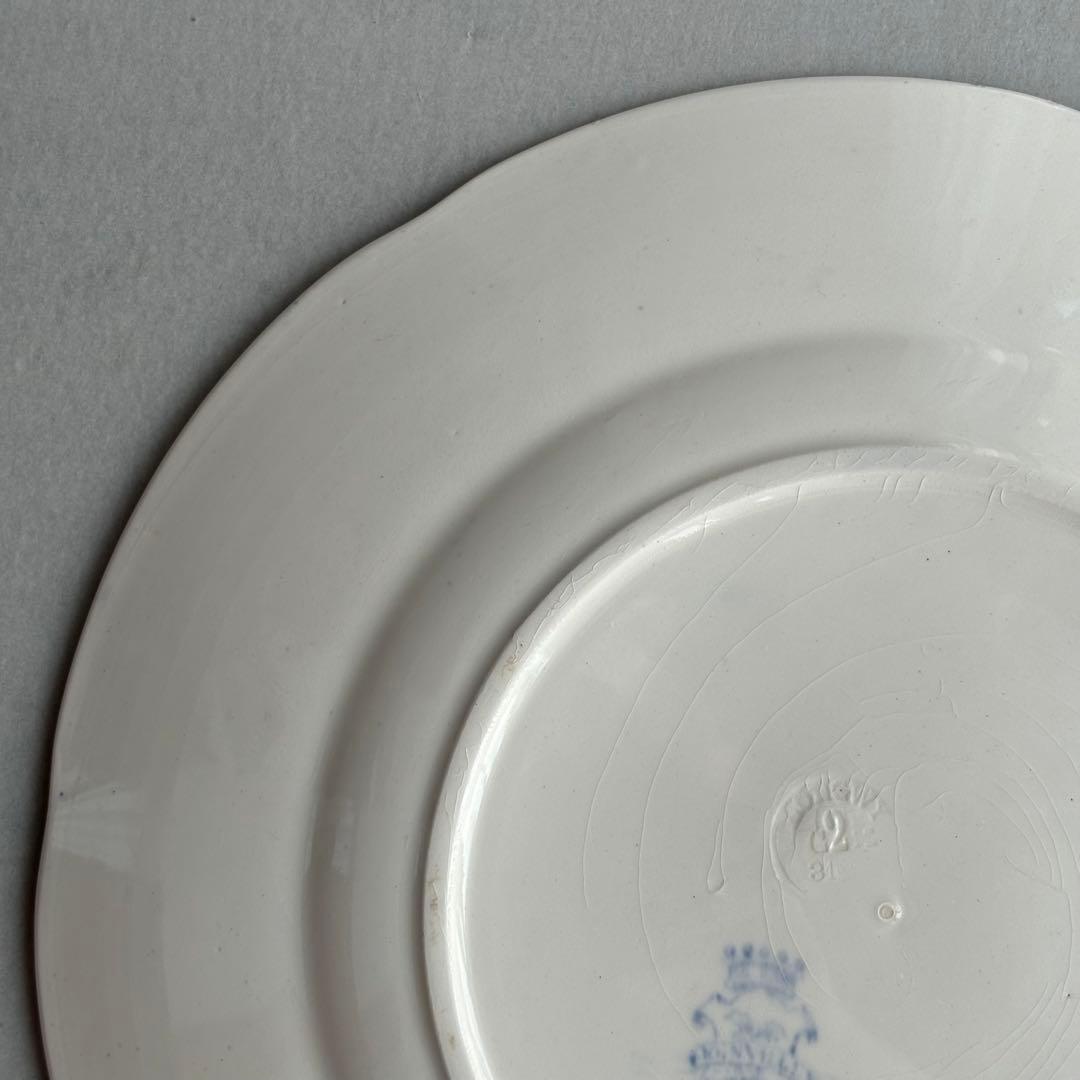 専用❣️レア フランスアンティーク longwyレリーフデザインが美しいプレート