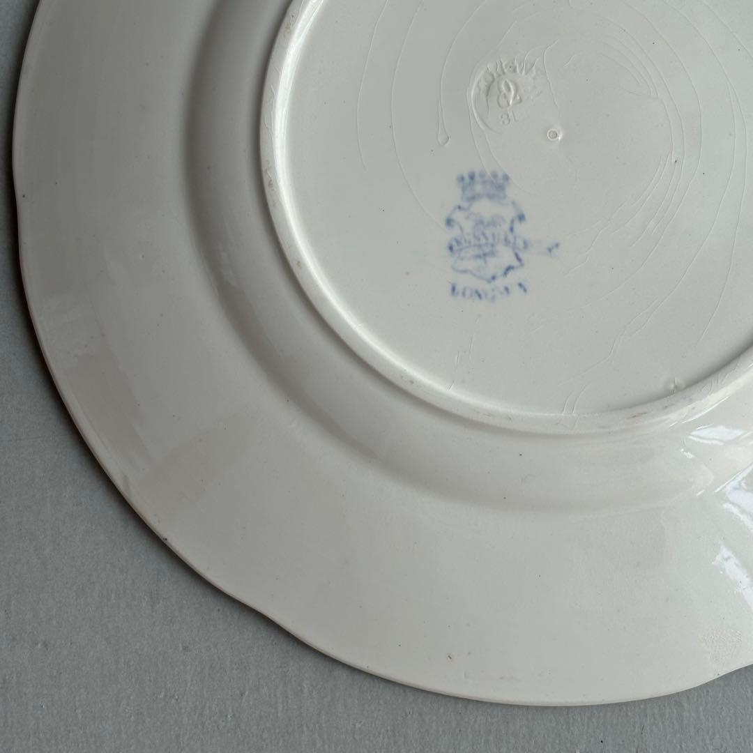 専用❣️レア フランスアンティーク longwyレリーフデザインが美しいプレート