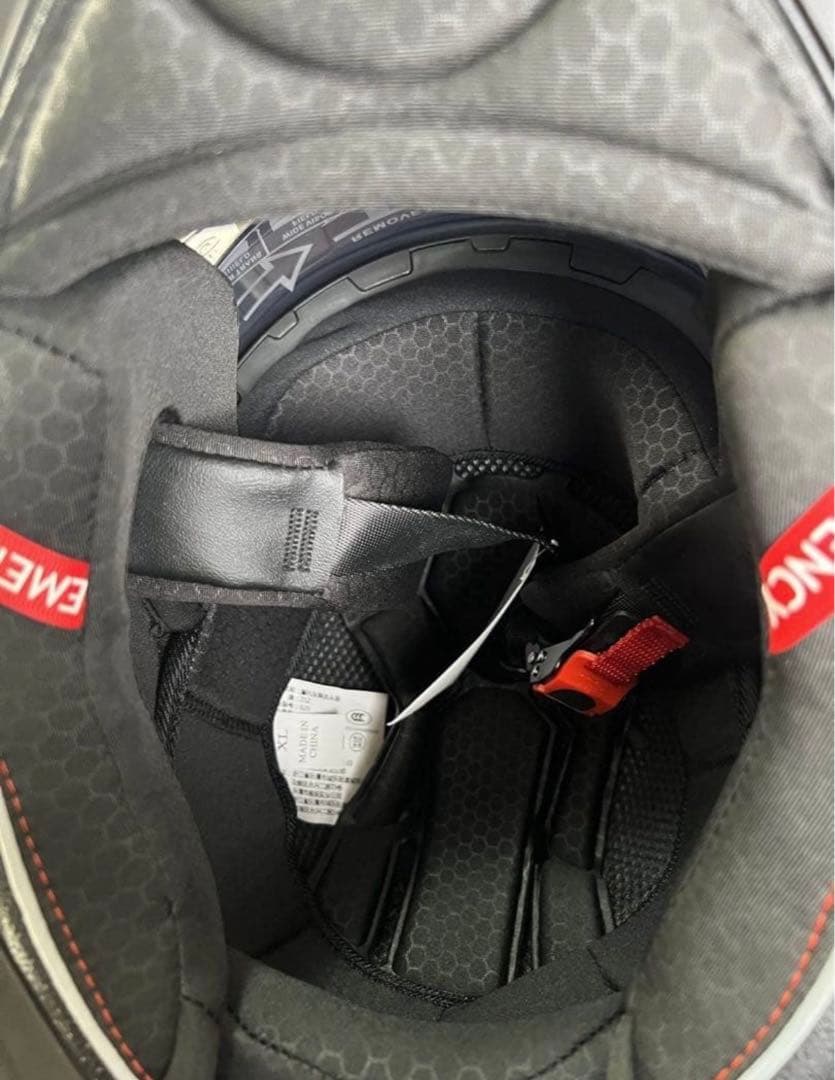 フリップアップ式 システムフルフェイスヘルメットダブルシールド内蔵マットブラック
