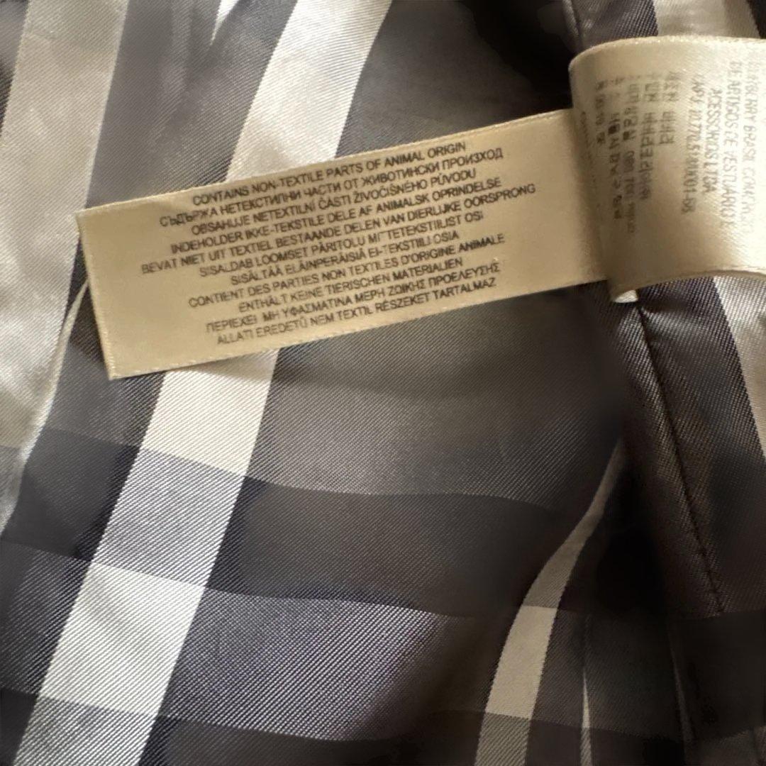 バーバリーロンドン　トレンチコート　ダブル　メガチェック　チェック イギリス製