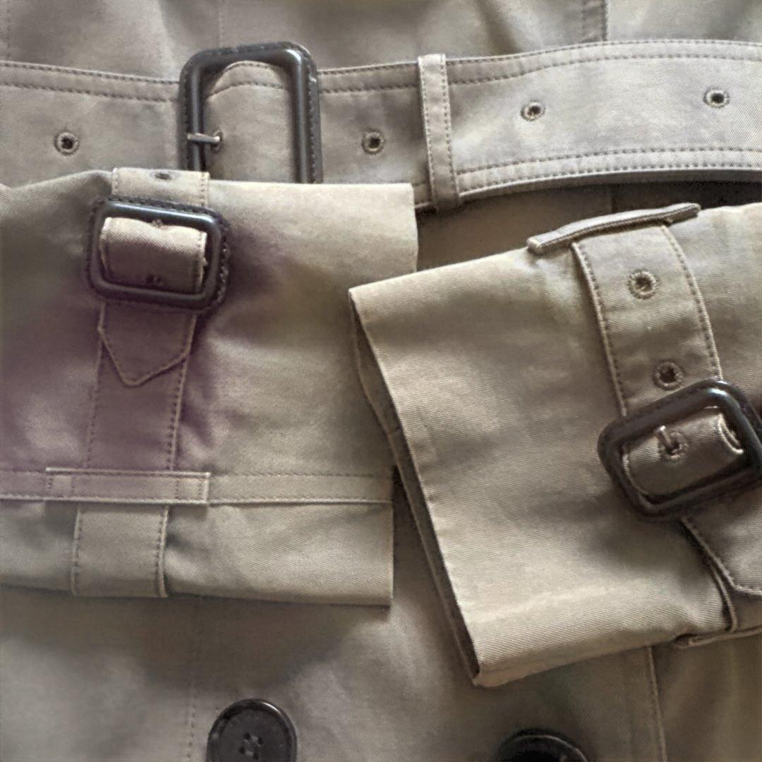 バーバリーロンドン　トレンチコート　ダブル　メガチェック　チェック イギリス製