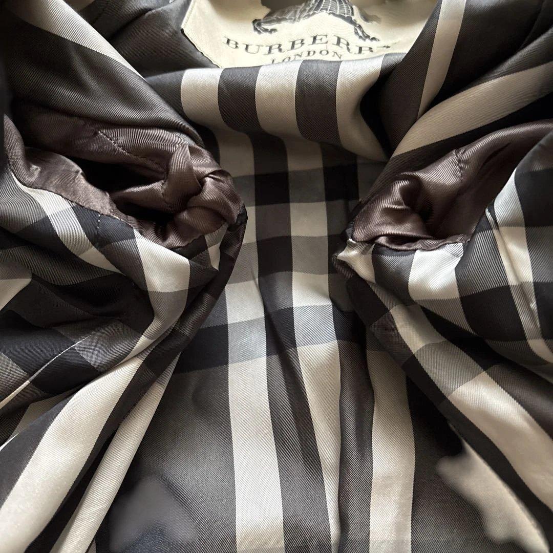 バーバリーロンドン　トレンチコート　ダブル　メガチェック　チェック イギリス製