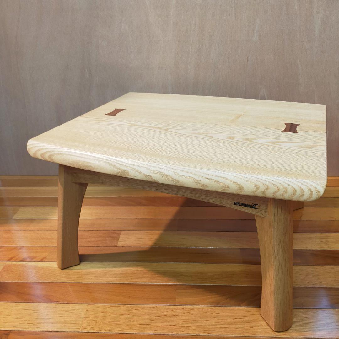 小さめ座卓 無垢材で作った小さいけれどドッシリとした座卓です