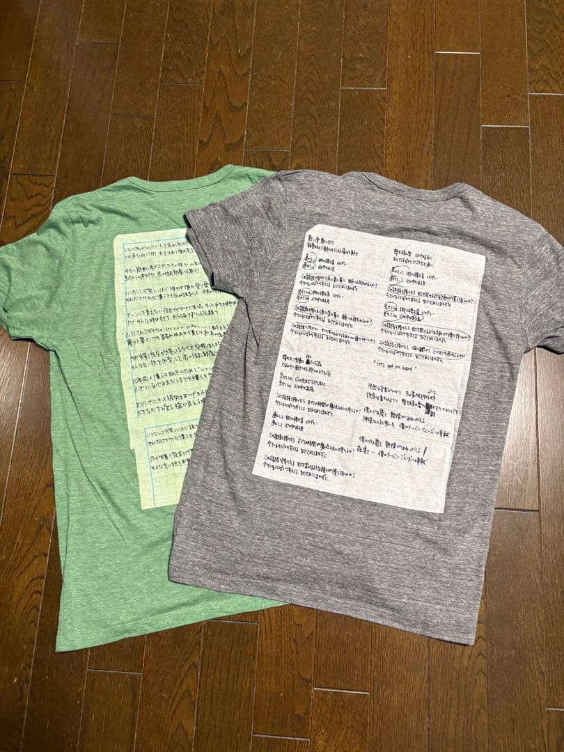 新品 2018年 小沢健二　ツアー歌詞　Tシャ ツ 2枚セット　¥10000