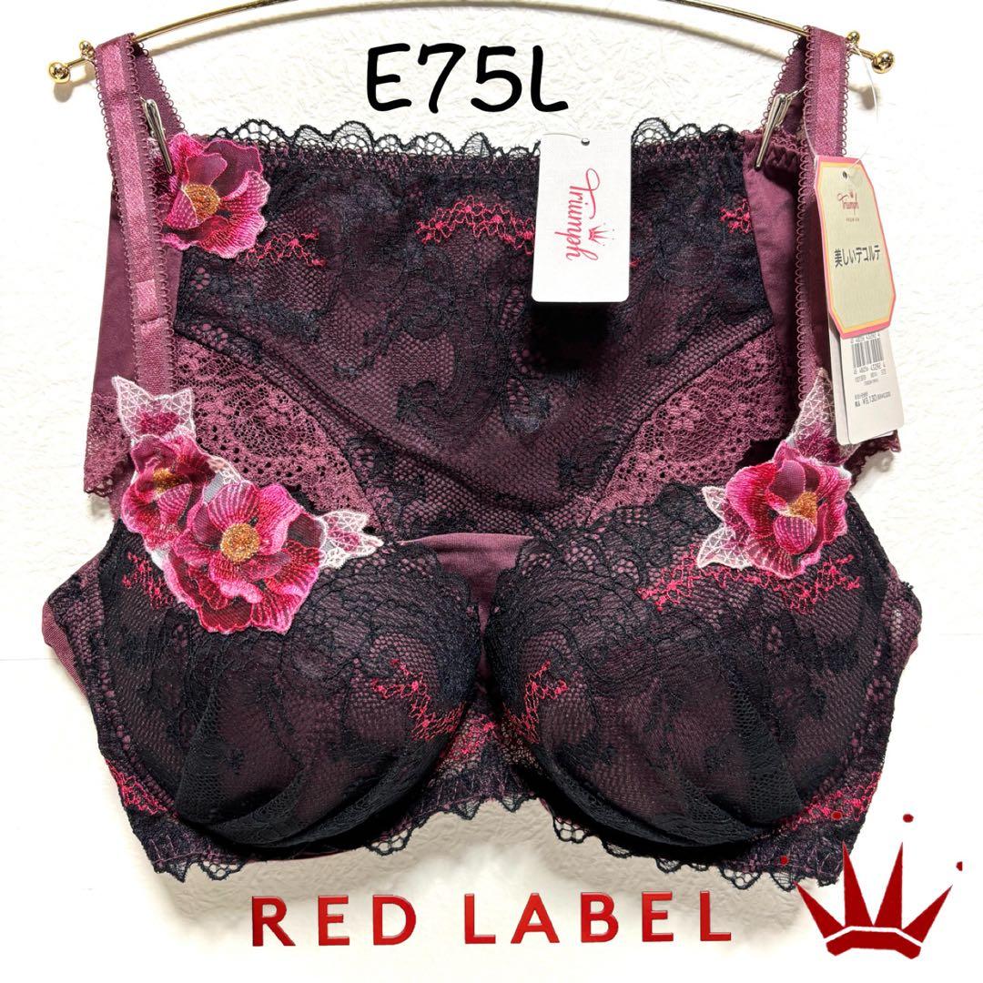 E75L トリンプ プレミアム レッドレーベル 0094 ブラ＆ショーツM014