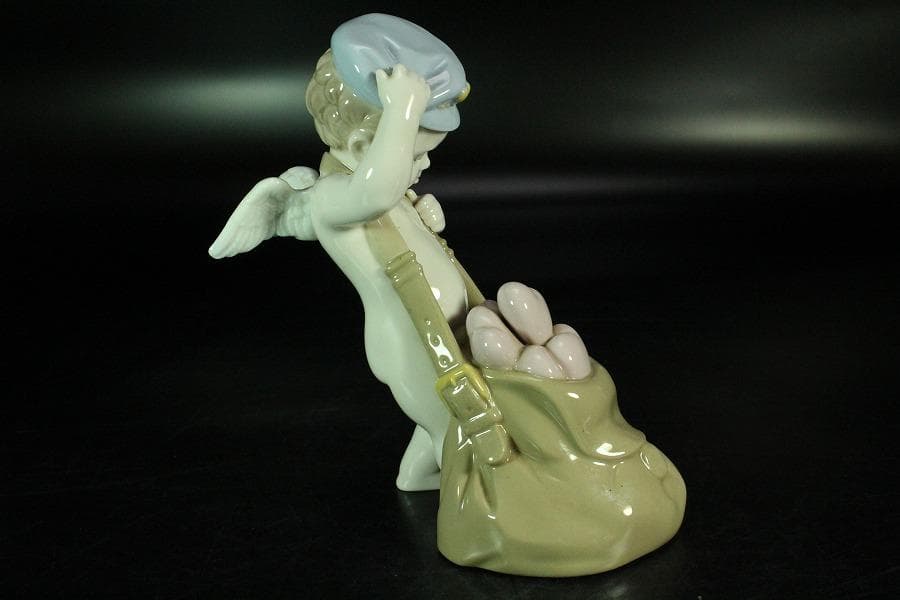 リヤドロ LLADORO ハートがいっぱい 天使 陶製 人形(K-XA952)