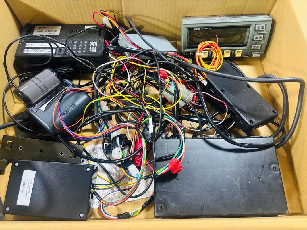 征*パ様 ニシベタクシーメーターフルセット東京多摩設定500円233m1ハネ10