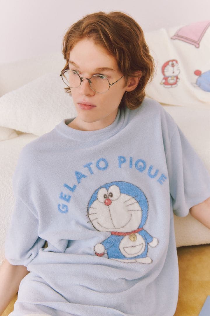 【新品】gelato pique♡ドラえもん★プルオーバー&ショートパンツセット