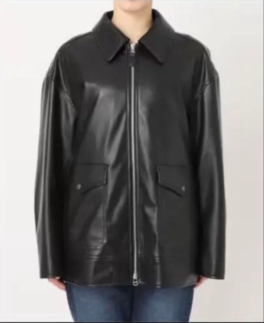 スピックアンドスパン LOT/SMPL-011 G-1 ブルゾン 38 ブラック