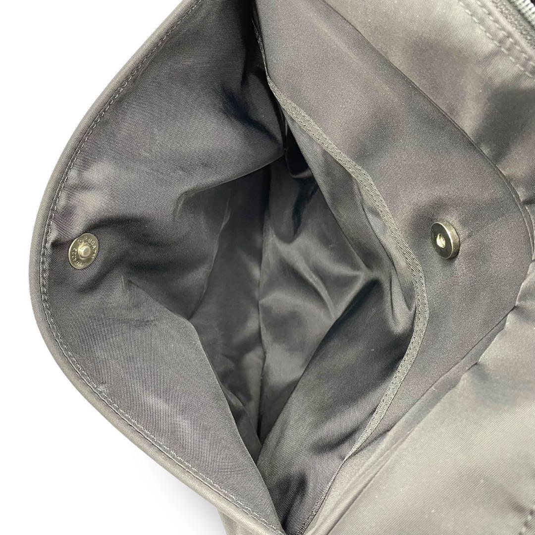 極美品　バーバリーゴルフ　ボストンバッグ　トートバッグ　ナイロン　レザー　黒