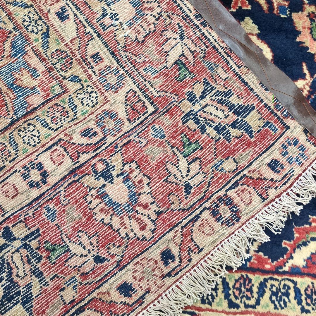 ペルシャ絨毯 330x200 手織り 美術品 草木染 ハマダン産クリーニング済み