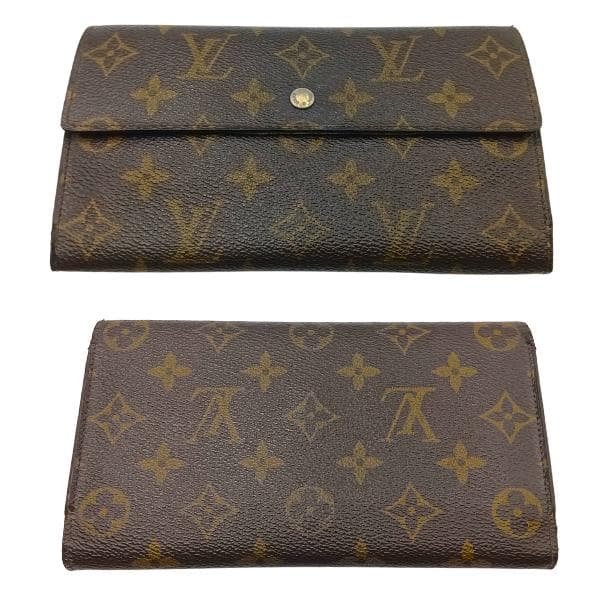ルイヴィトン モノグラム インターナショナル 三つ折り 長財布 0035