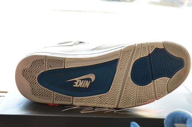 シューズ(男性用) Nike Air Jordan 4 Retro Industrial Blue