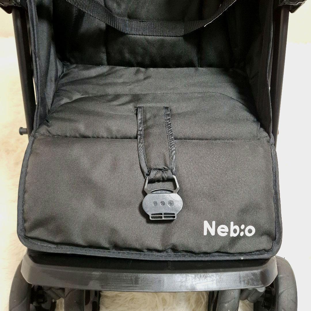 【美品】Nebio Amitie F 2人乗り ベビーカー 軽量 ブラック