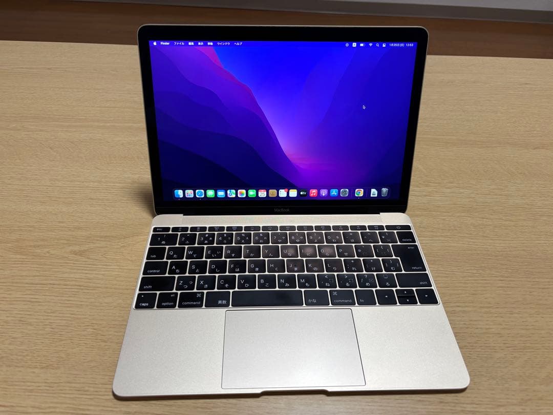 Apple MacBook 12インチ　2016 ゴールド