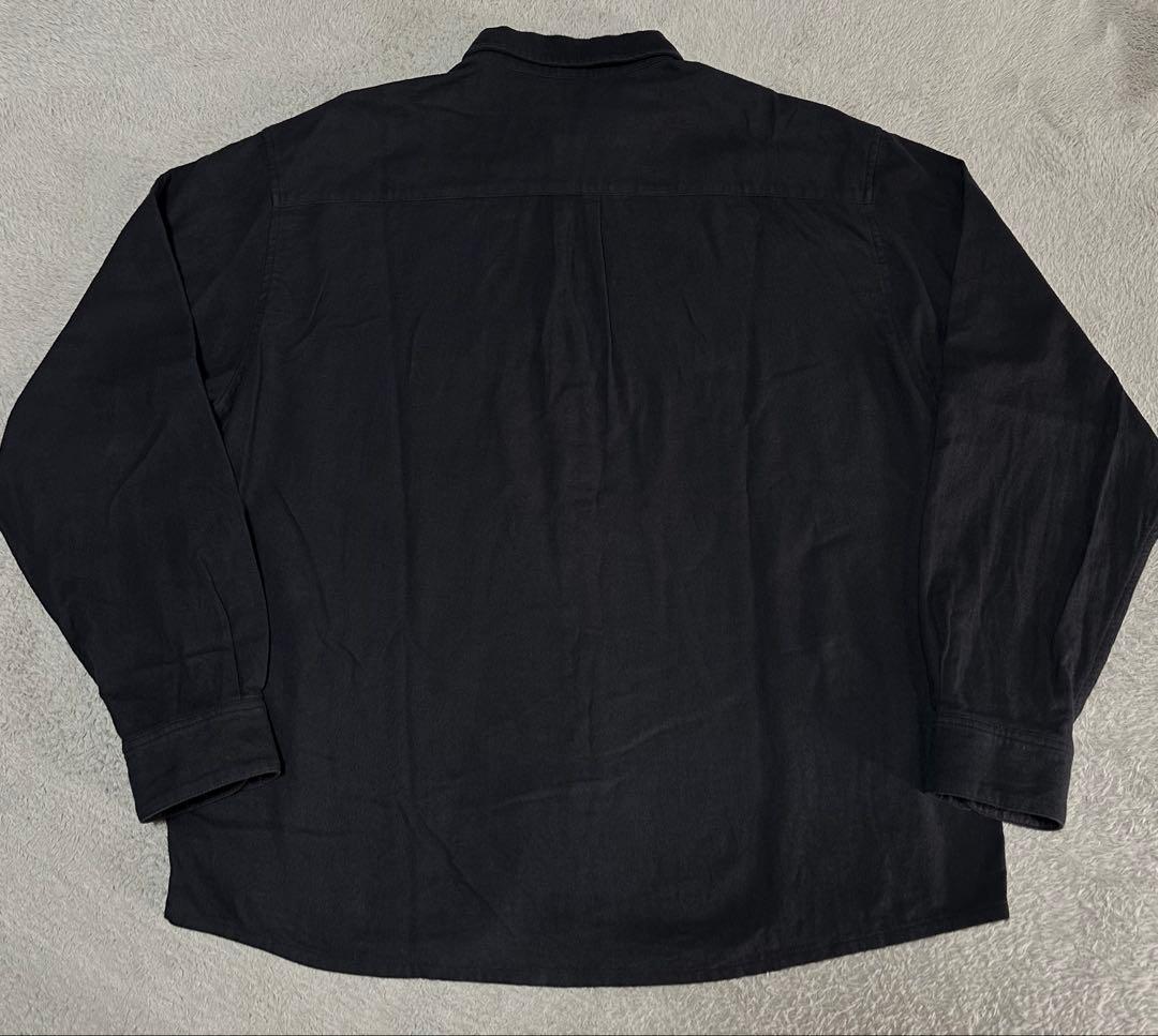 OVY Soft Flannel Wide Shirts ブラックXL 大藤勇矢