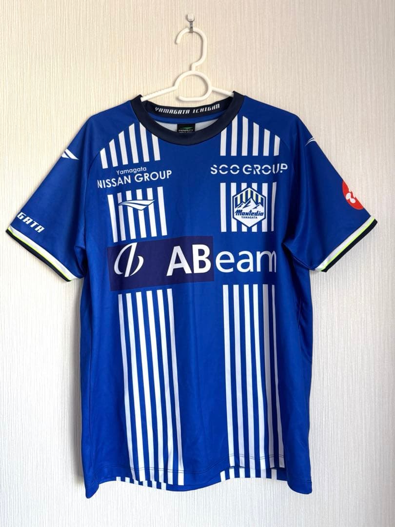 モンテディオ山形2025年ユニフォーム1st半袖 土居聖真　Lサイズ
