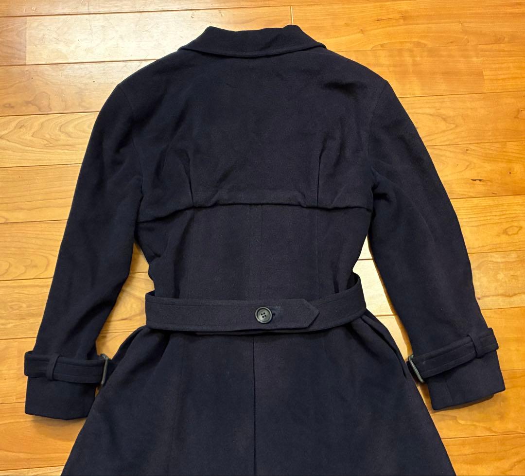 Christian Dior クリスチャンディオール　ロングコート　紺　L