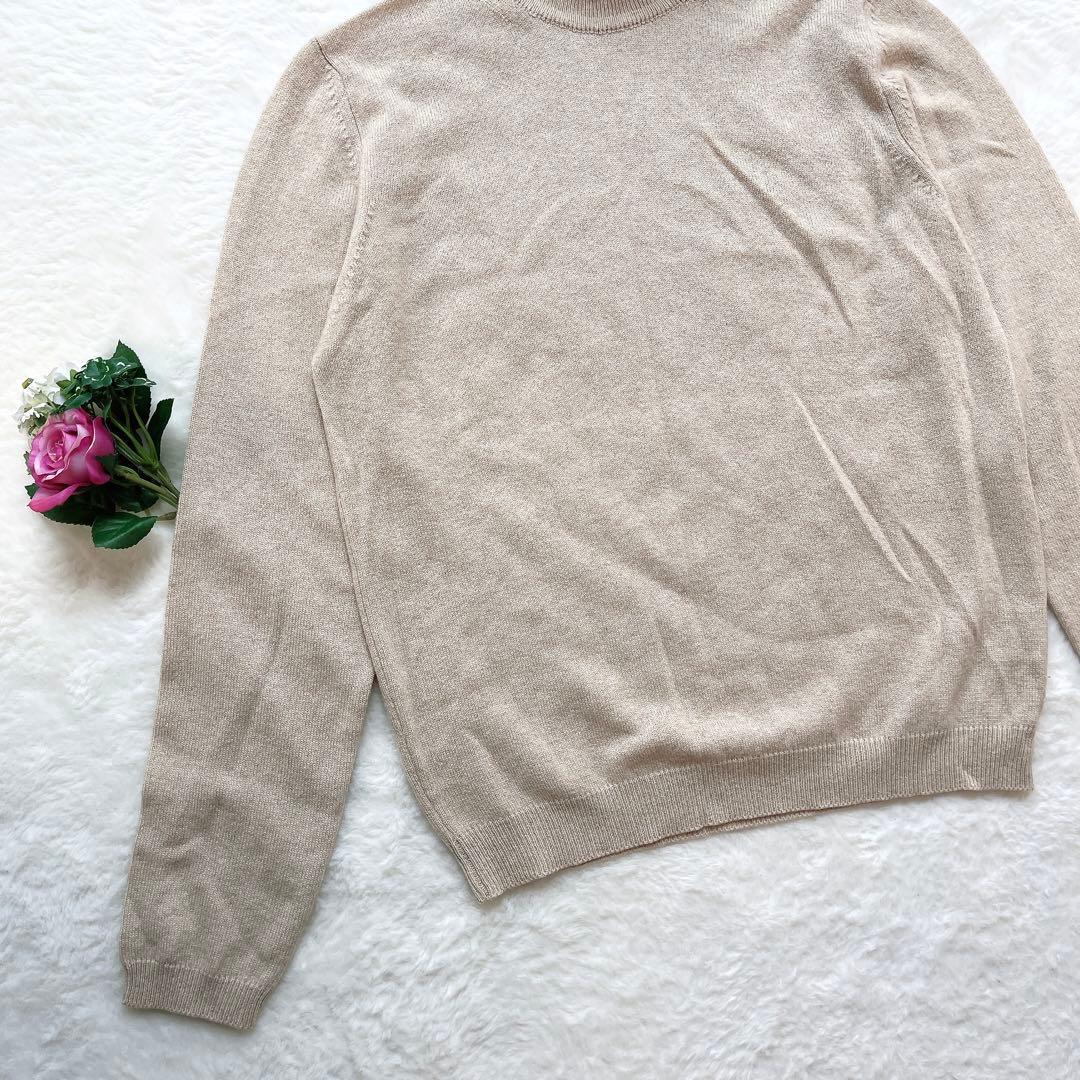 【アニオナ AGNONA】タートルニット カシミヤ100% イタリヤ製 シンプル