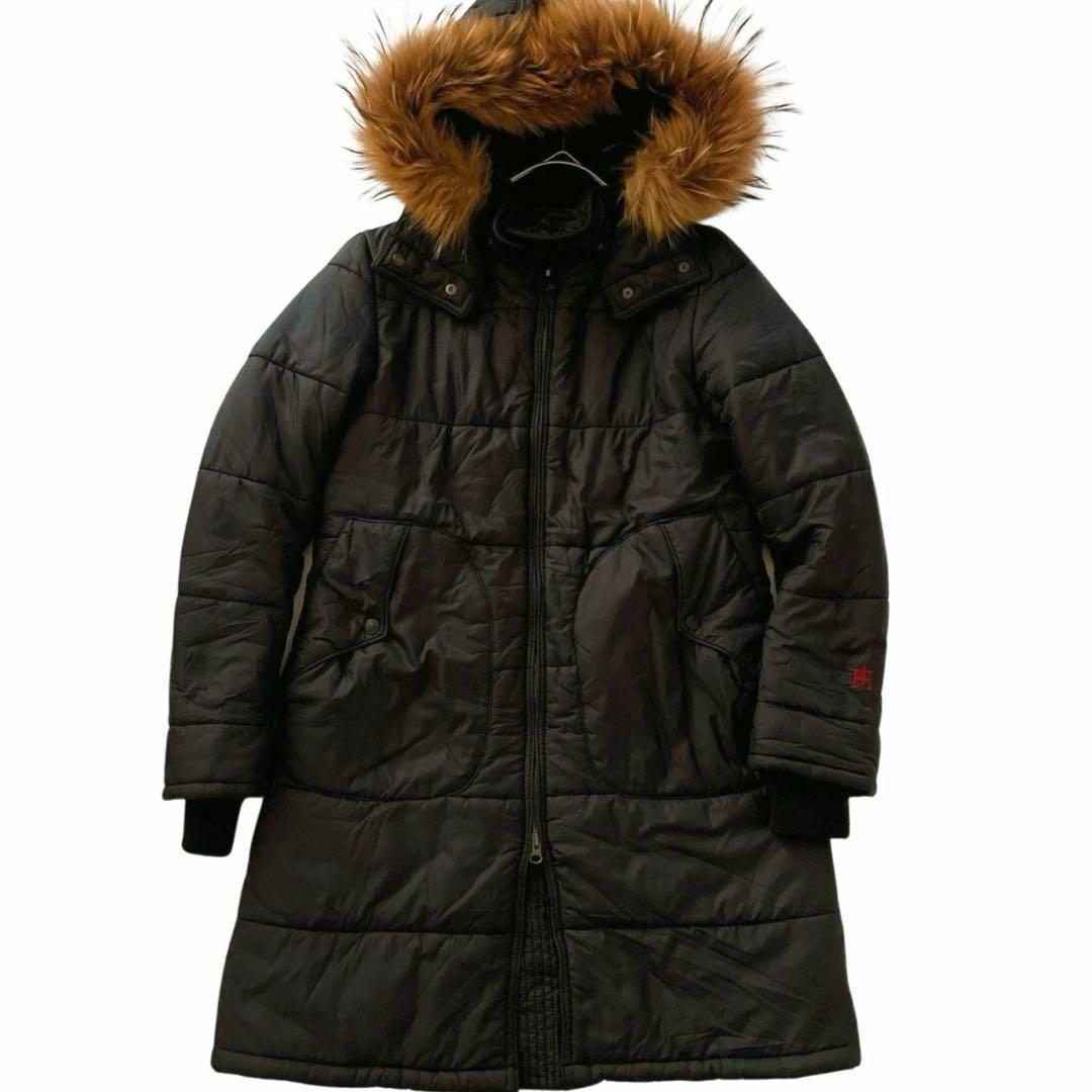 ヒステリックグラマー　ヒスガール刺繍　ラクーン　プリマロフトナイロンタフタコート