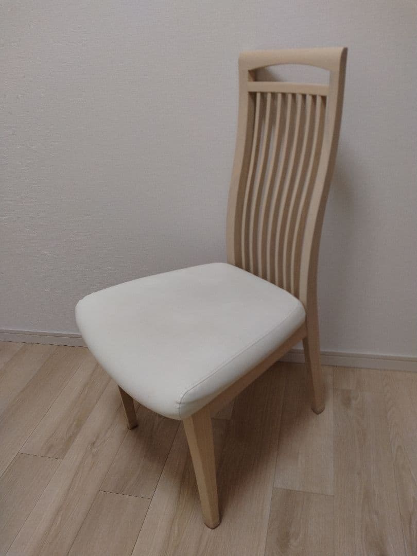 【美品】シギヤマ家具 ハイバック ダイニングチェア (食卓 椅子 イス)