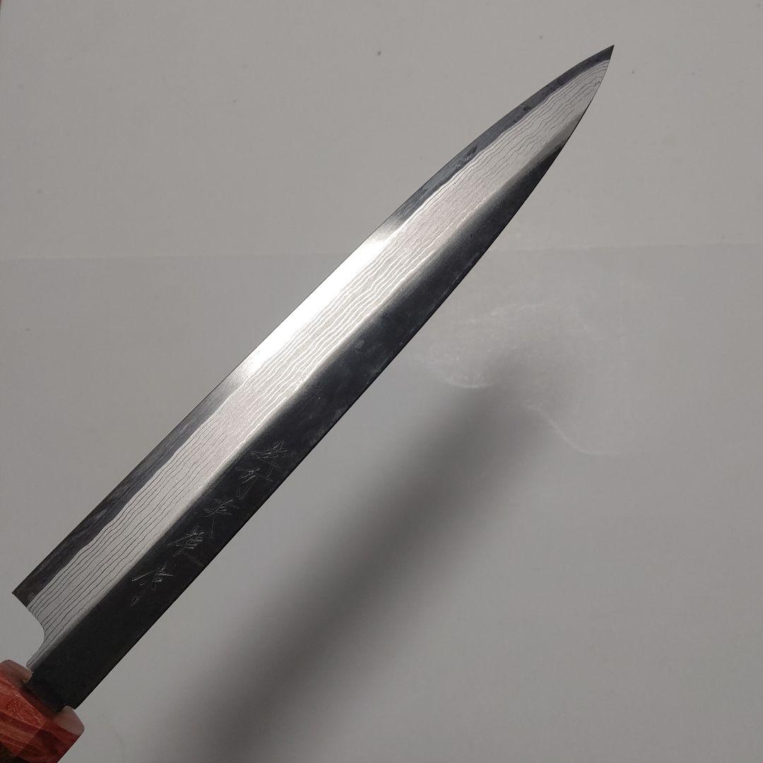 片刃包丁 左黒打柳刃① 北岡英雄作