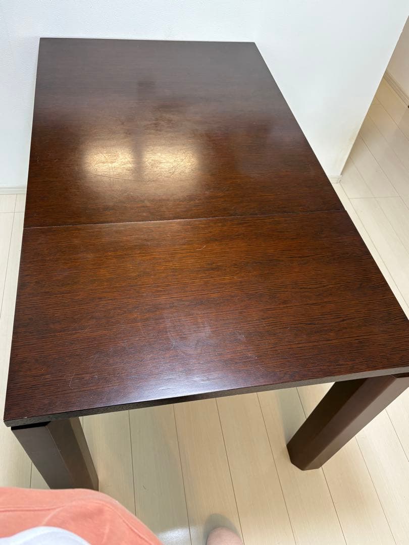 a.flat ダイニングテーブル 幅950(通常時)～1400(伸長時)