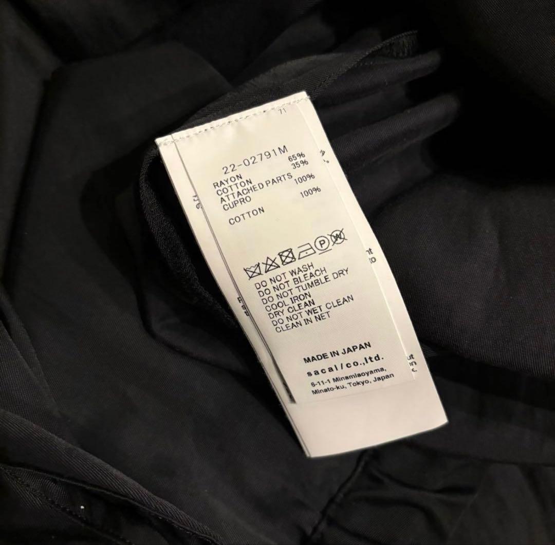 【超美品】Sacai ボーリングシャツ L