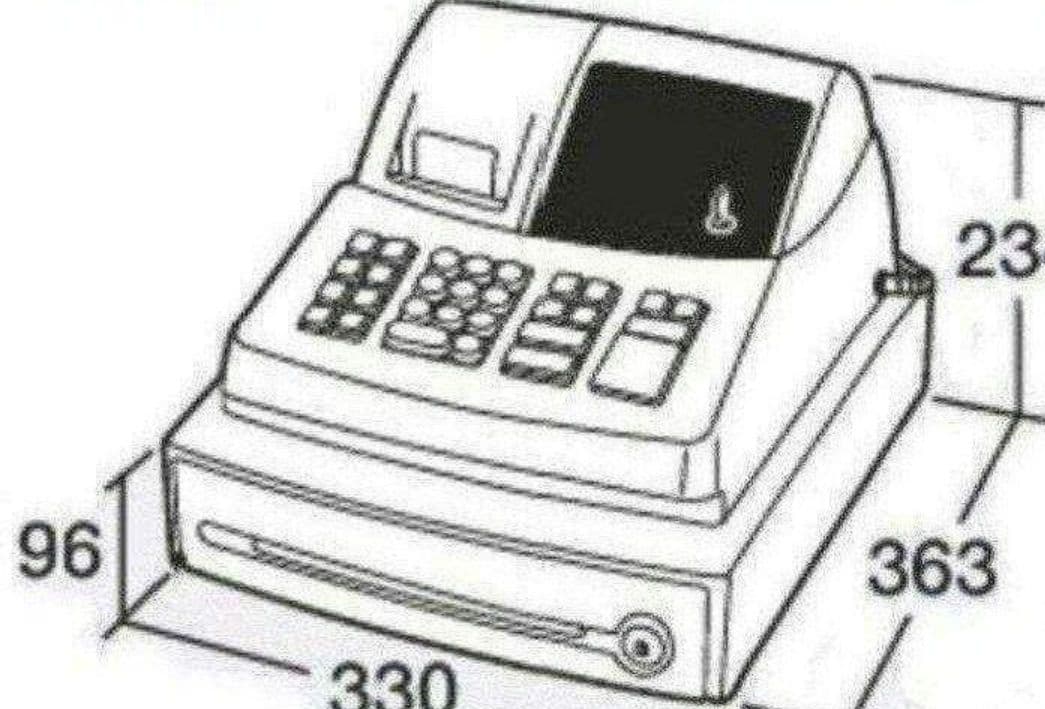 シャープレジスター　ER-A132　簡単便利特殊　送料込　321654