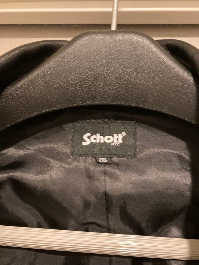 ジャケット・アウター SCHOTT LAMB LEATHER COVERALL 2XL